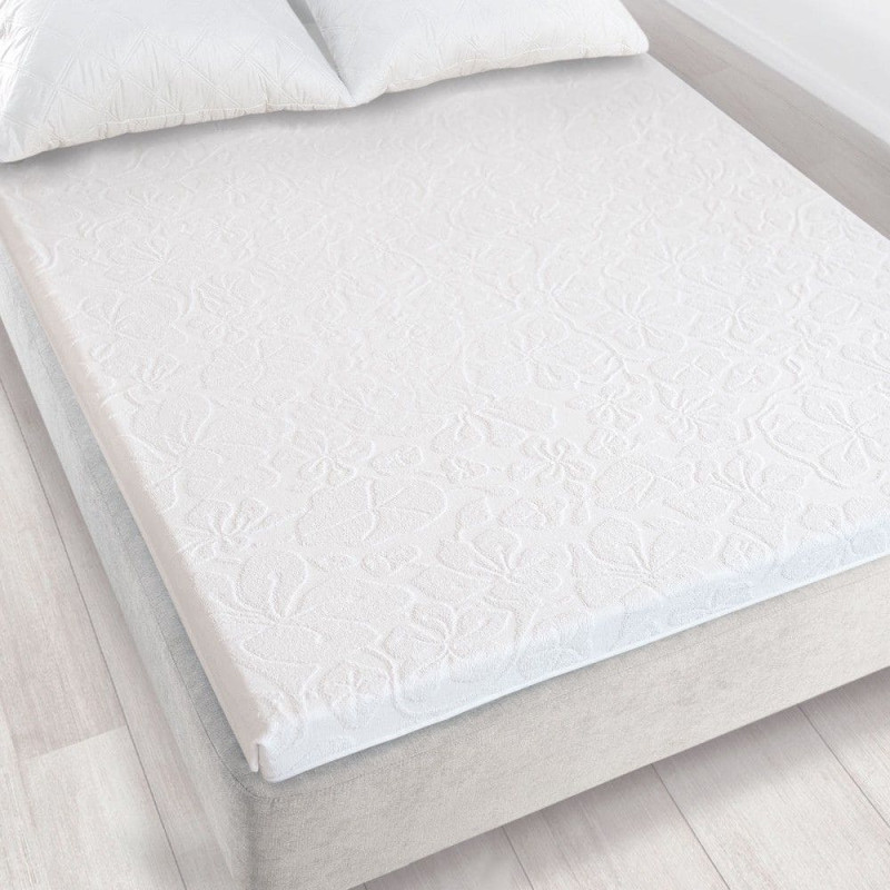 Frotē pieguļošs palags 175x220 balts K11 500 Tulipan