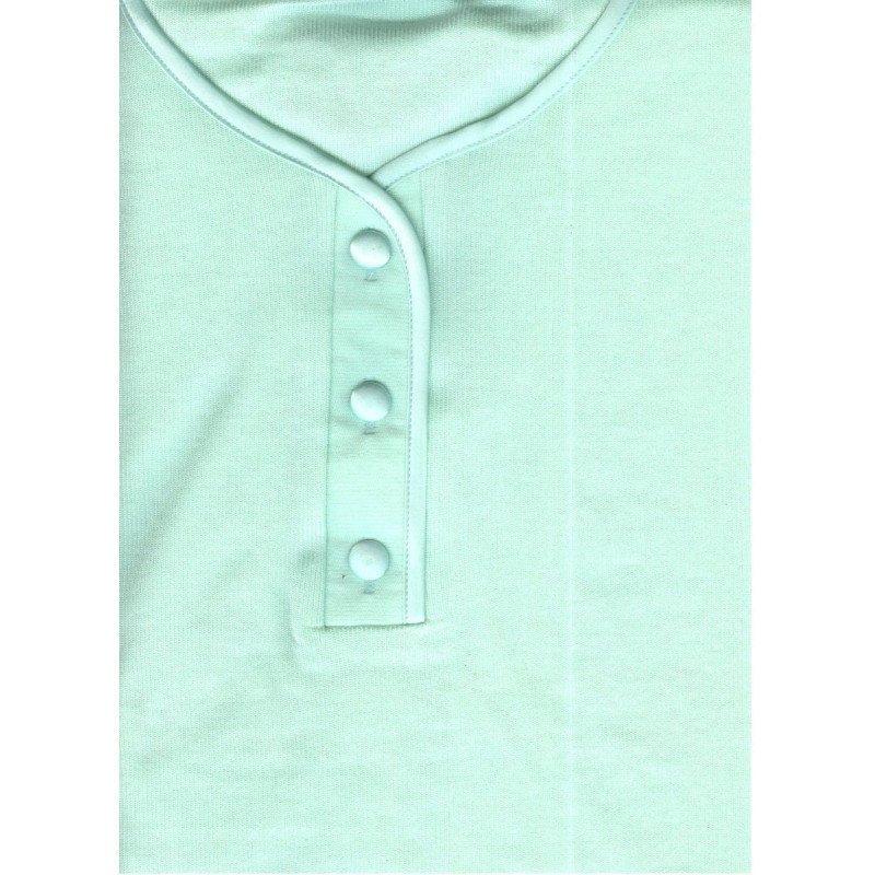 Sieviešu īsā satīna pidžama 113 L izmēra akvamarīns ar viskozi Zema cena!!!