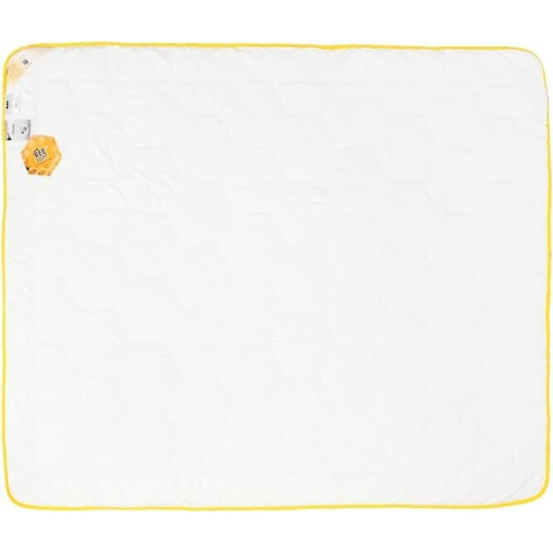 Antialerģiska sega 155x200 Bee Soft Summer kokvilnas satīns 600 g balts