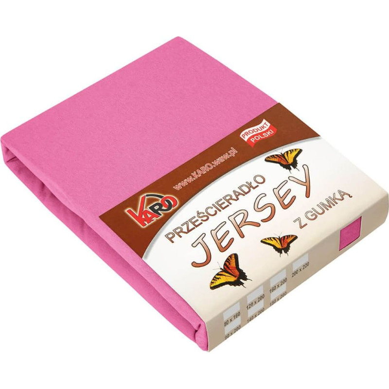 Džersija loksne 70x140 fuksīna 021 bieza 150g/m2