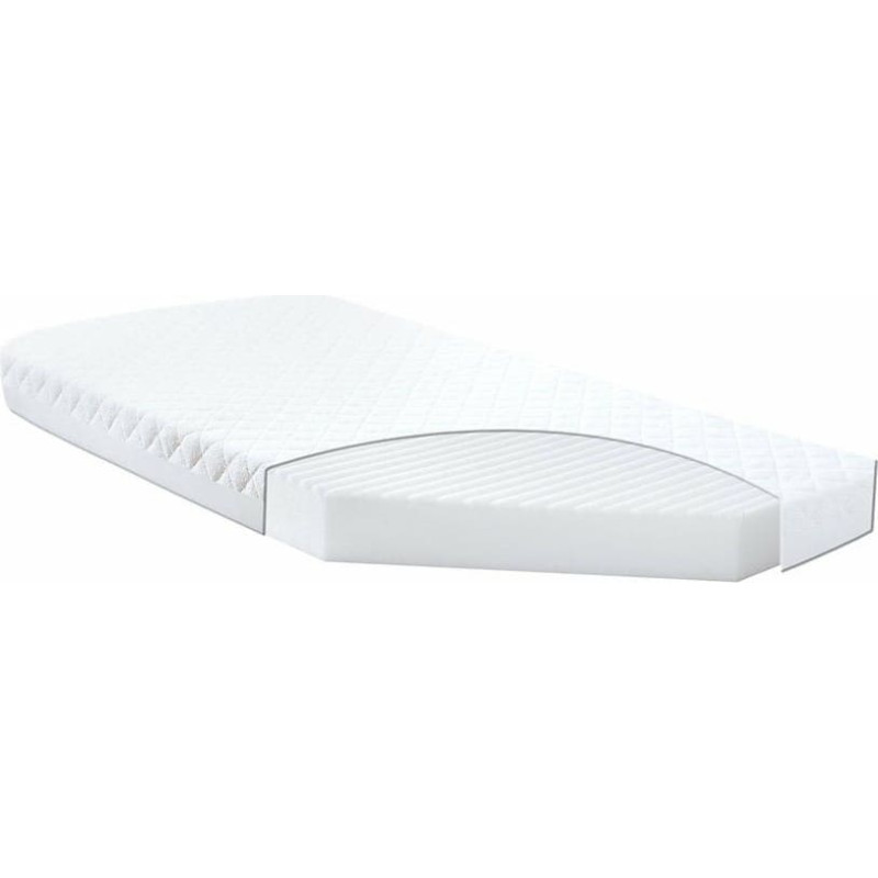Bērnu matracis 75x35x4 Softi Plus ortopēdiskās putas šūpuļa kulbiņai
