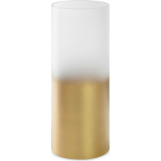 Vāze 15x40 Blanca 7 baltā zelta Limited Collection mākslas stikls