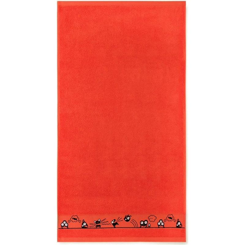 Bērnu dvielis 50x70 Oczaki Strawberry-5289 sarkans frotē kokvilna