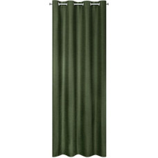 Aizkars gatavs stils 140x250 cm tumši zaļš