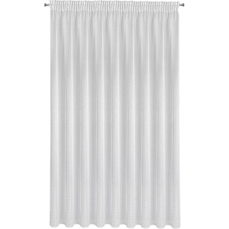 Gatavs aizkaru sibels uz lentes 300x250 cm balts