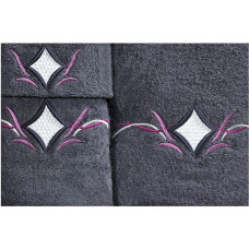 Dvieļu komplekts kastē 3 gab Lotos grafīts 30x50, 50x90, 70x140 400g/m2