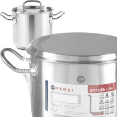 Hendi Kitchen Line augsts katls ar vāku 13,5 l diametrā. 280 x 220 h — 837405