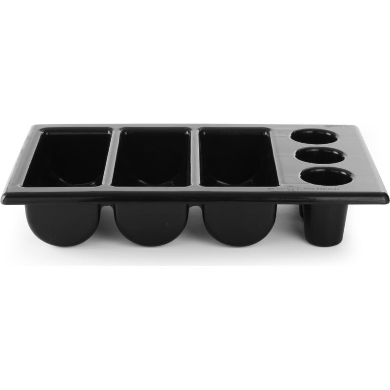 Hendi Galda piederumu paliktnis GN1/1 6-daļīgs melns - 552360