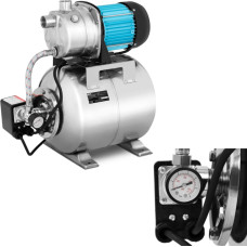 Hillvert Pa&scaron;iesūcējo&scaron;s spiediena sūknis hidrofors ūdens sūknē&scaron;anai 19 l 3100 l/h 1000 W