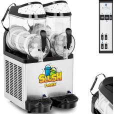 Royal Catering Granitor slaucīšanas mašīna smūtijiem, sorbetiem, dubultā 600 W 2 x 10 l