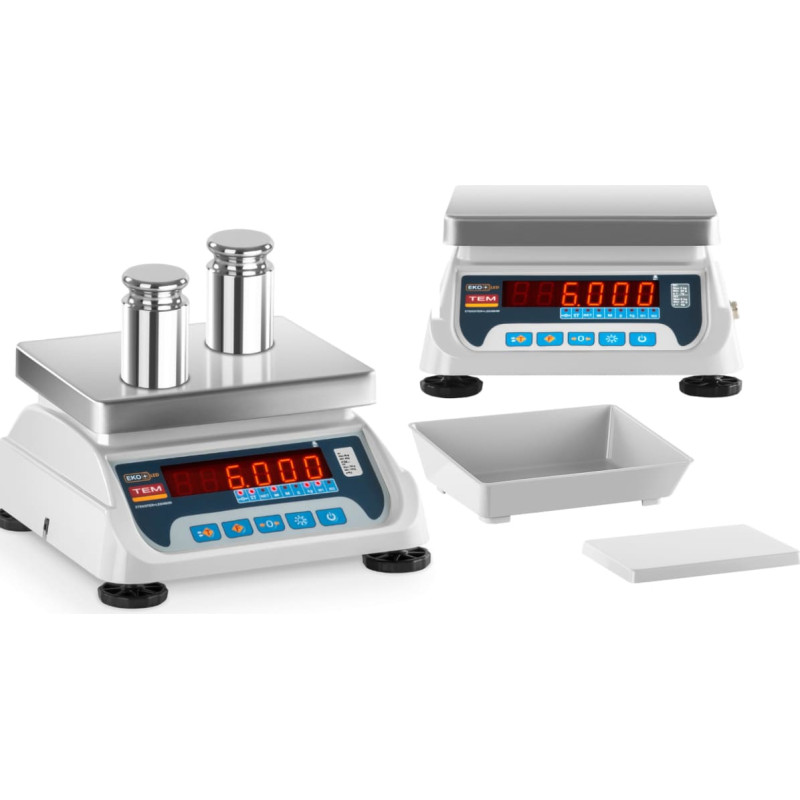 TEM Komerciālie svari ar legalizāciju BEKO+ RS232 6kg / 2g