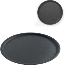 Hendi Apaļa, neslīdo&scaron;a viesmīļa paplātes diam. 35cm - melns