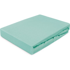 Džersijai pieguļošs palags 180x200 045 gaiši tirkīza