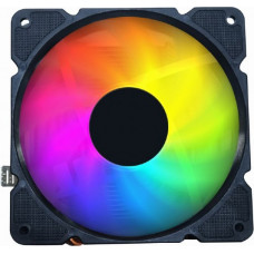Gembird CPU-HURACAN-ARGB-X140 CPU cooling fan, 12 cm, 100 W, multicolor LED, 4 pin