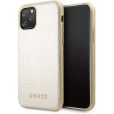Guess GUHCN58IGLGO iPhone 11 Pro złoty|gold hard case Iridescent