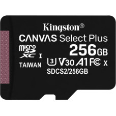 Kingston Technology Canvas Select Plus 256 GB MicroSDXC UHS-I Class 10