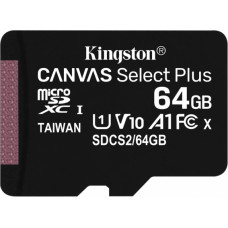 Kingston Technology Canvas Select Plus 64 GB MicroSDXC UHS-I Class 10