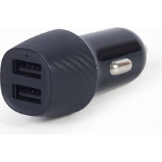 Gembird TA-U2C48A-CAR-01 mobile device charger Black Auto