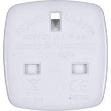 Gembird A-AC-UKEU-001 power plug adapter Type G (UK) Type F White