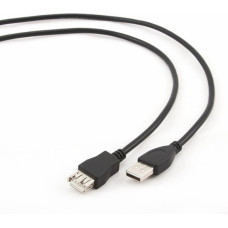 Gembird 3m USB 2.0 A M/FM USB cable USB A Black