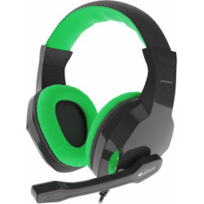 Natec GENESIS ARGON 100 Headset Wired Head-band Gaming Black, Green