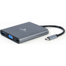 Gembird A-CM-COMBO6-01 notebook dock/port replicator USB 3.2 Gen 1 (3.1 Gen 1) Type-C Grey