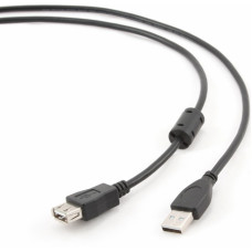 Gembird 1.8m USB 2.0 A M/FM USB cable USB A Black