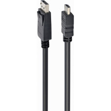 Gembird CC-DP-HDMI-5M DisplayPort to HDMI cable, 5m, black