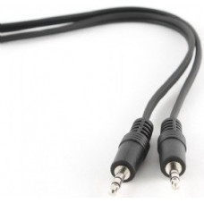 Gembird 1.2m, 3.5mm/3.5mm, M/M audio cable Black