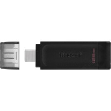 Kingston Technology DataTraveler 70 USB flash drive 128 GB USB Type-C 3.2 Gen 1 (3.1 Gen 1) Black