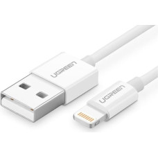 UGREEN Nickel plated Lightning Cable MFi 2m (white)