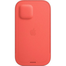 MHYA3ZM|A Apple MagSafe Leather Sleeve Cover for iPhone 12|12 Pro Pink Citrus