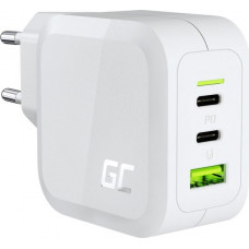 Green Cell CHARGC08W mobile device charger Headphones, Netbook, Smartphone, Tablet White AC Fast charging Indoor