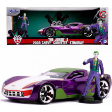 Joker Car Chevy Corvette Stingray darbība Attēls 1:24