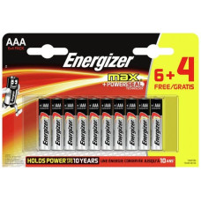 ENERGIZER MAXIMUM AAA B6+4 1.5V Baterijas