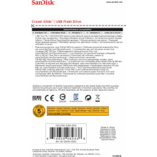 Sandisk Cruzer Glide USB flash drive 128 GB USB Type-A 2.0 Black,Red