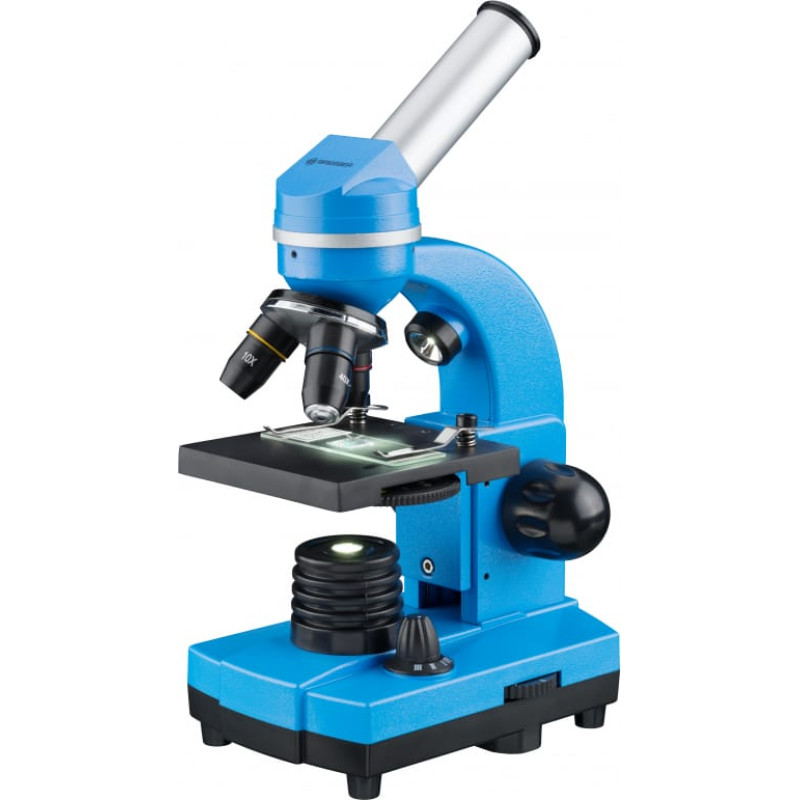 Mikroskops Bresser Junior Biolux SEL 40–1600x, zils