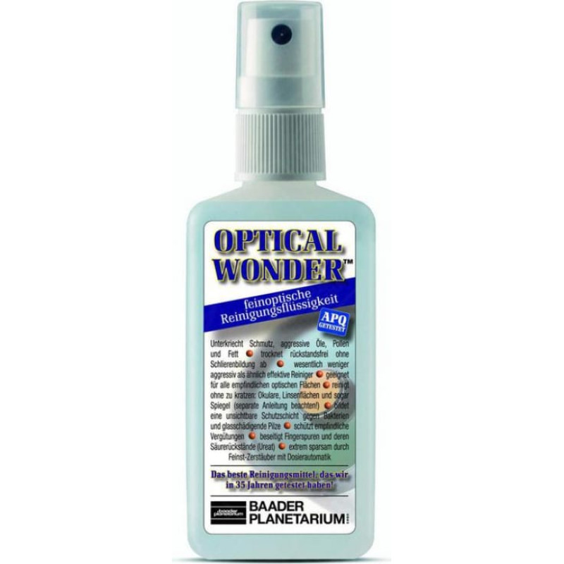 Lēcu tīrīšanas aerosols Baader Optical Wonder 100 ml