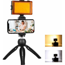 Puluz Live broadcast kit tripod mount + LED lamp + phone clamp