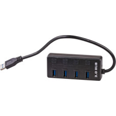 Akyga Hub AK-AD-33 USB active USB A (m) | 4x USB A (f) switches ver. 3.0 15cm