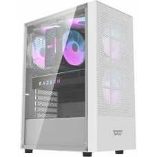 Darkflash A290 computer case + 3 fans (white)