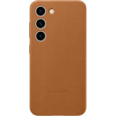 EF-VS911LAE Samsung Leather Cover for Galaxy S23 Camel