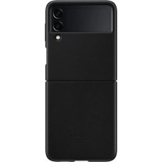 EF-VF711LBE Samsung Leather Cover for Galaxy Z Flip 3 Black