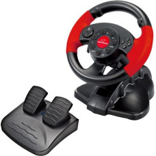 Esperanza xlyne EG103 Gaming Controller Steering wheel PC,Playstation 2,Playstation 3 Digital Black,Red