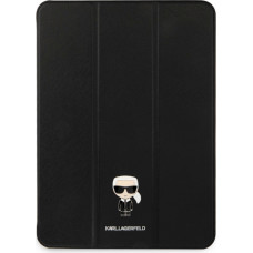 KLFC11OKMK Karl Lagerfeld Metal Saffiano Folio Cover for iPad Pro 11 Black