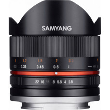 Samyang 8mm f/2.8 UMC Fish-Eye II Canon M (Black)