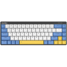 Wireless mechanical keyboard Dareu EK868 Bluetooth (white&blue&yellow))