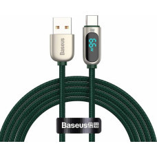 Baseus Display Cable USB to Type-C, 66W, 2m (green)