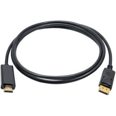 Akyga AK-AV-05 video cable adapter 1.8 m HDMI Type A (Standard) DisplayPort Black, Gold