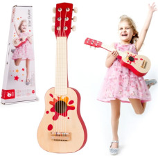 Bērnu koka akustiskā ģitāra